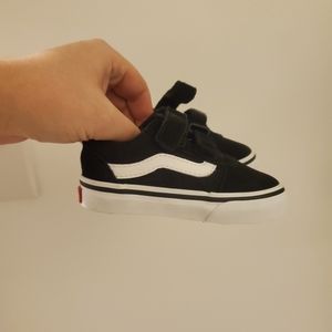 Never worn Vans. Toddler size 5.
